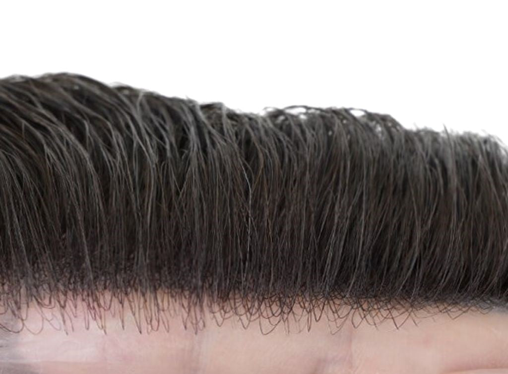 Men's Natural Color 0.06 mm Super Thin Skin V-looped Men's Hairpiece