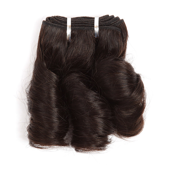 Stock Malaysian Natural Black/Ombre Deep Curl Double Drawn Human Hair Wefts 300g 28"