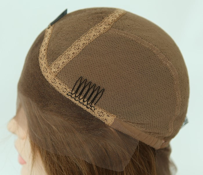 Custom Full Lace Glueless Brazilian Natural Color Straight/Body Wave Human Hair Wig