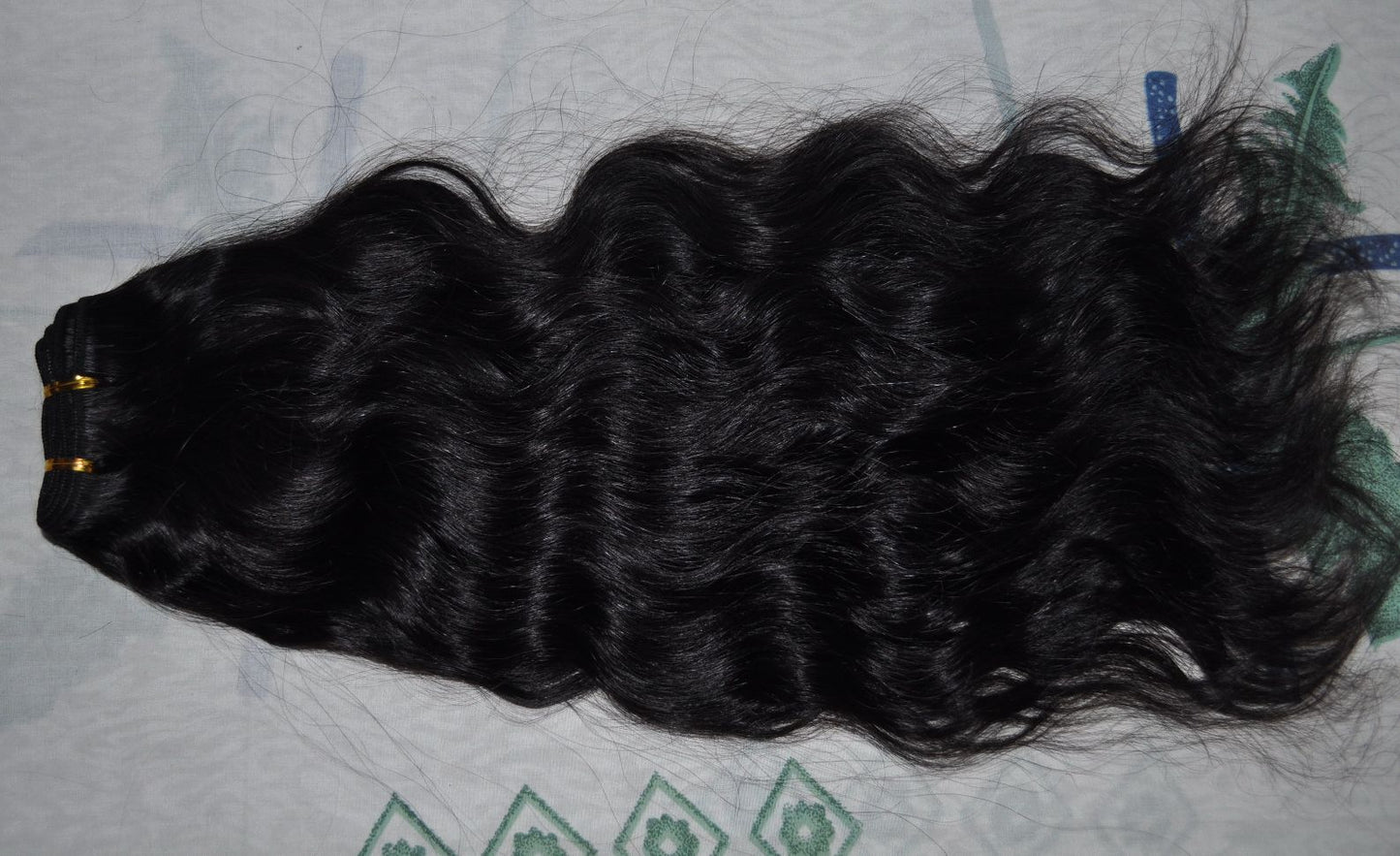 Stock Indian Remy Natural Color Natural Wave Human Hair Wefts