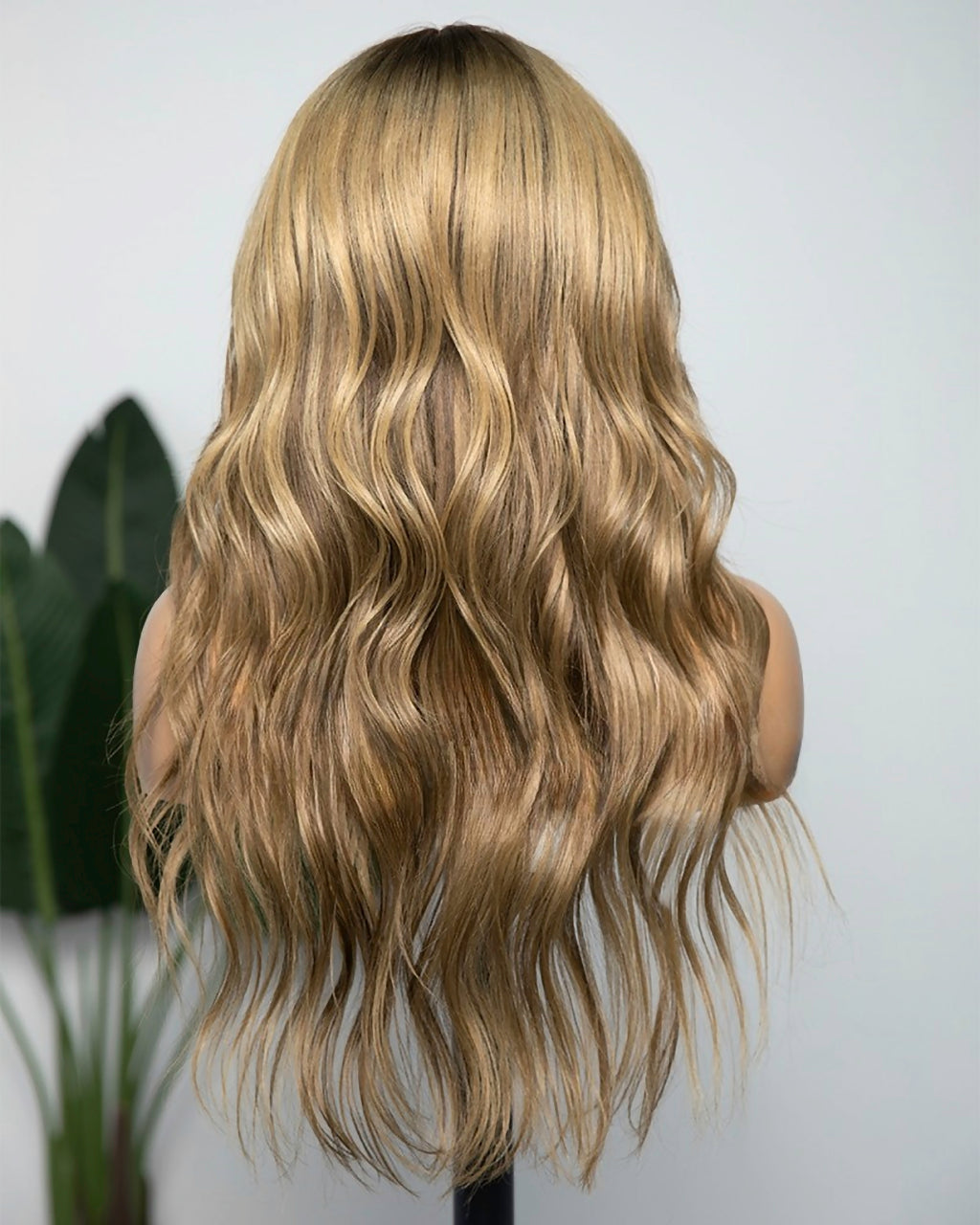 Lace Front Brazilian Brown/Blonde Ombre Wavy Human Hair Wigs
