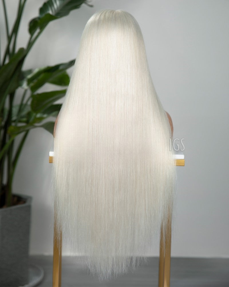 Stock 13 x 6 Parrucche per capelli umani lisci/ondulati brasiliani # 60 anteriori in pizzo 24" 180% densità