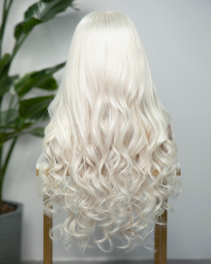 Stock 13 x 6 Parrucche per capelli umani lisci/ondulati brasiliani # 60 anteriori in pizzo 24" 180% densità