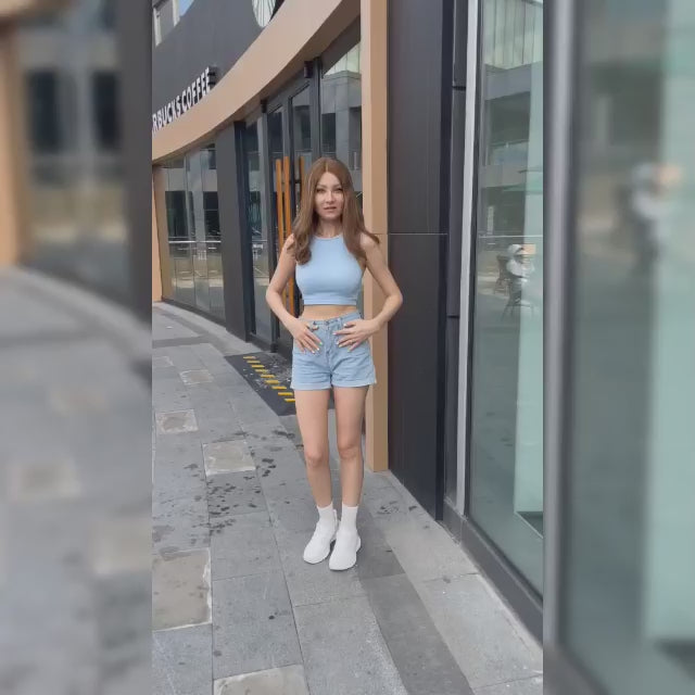 Stock Lace Top European Ash Brown with HL Straight No Layer Jewish Wigs