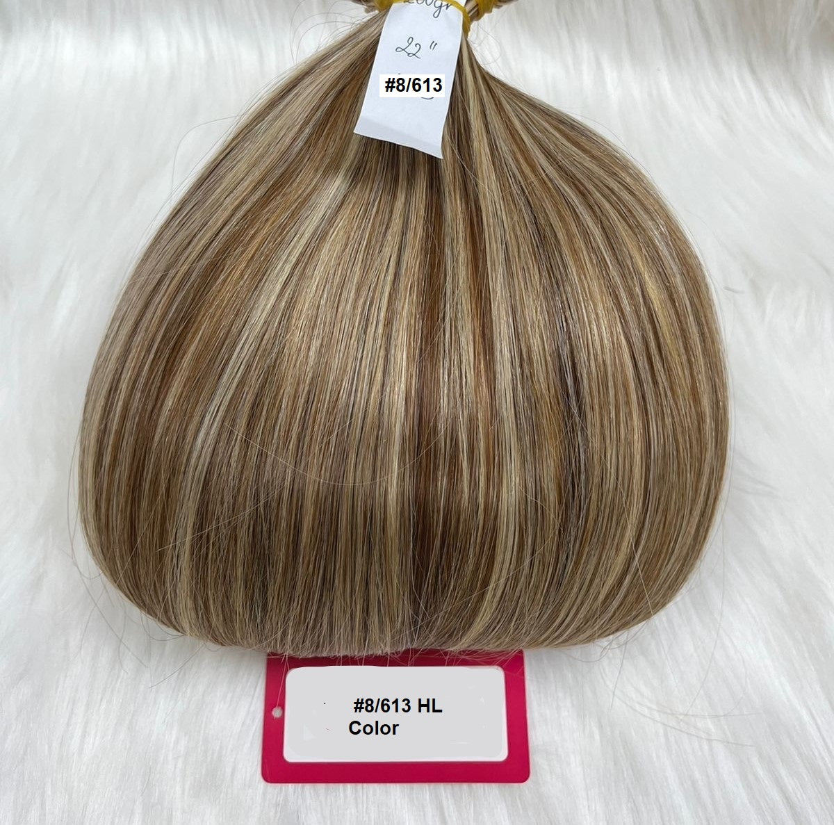 Custom European Double Drawn Wefted Ponytail Human Hair Pieces 100 and 120 grams