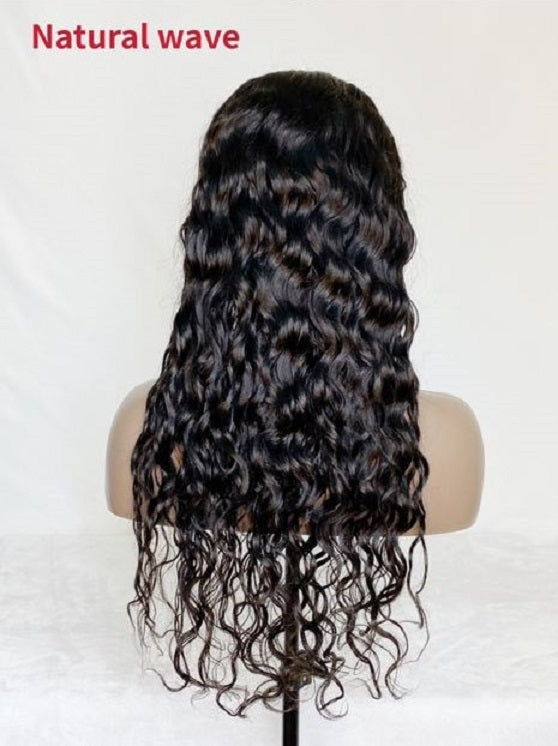 Stock Full Lace Brazilian Black Human Hair Wigs 10-18 inches