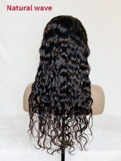 Stock Full Lace Glueless Brazilian Natural Black Human Hair Wigs 20-24 inches