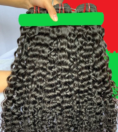 Lager 5x5 Natural Color Exotic Wave Virgin Human Hair Closures 130 % tetthet med 3 bunter