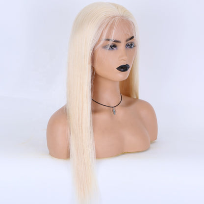 Stock HD Lace Front European Remy #60 Natural Straight Human Hair Wigs