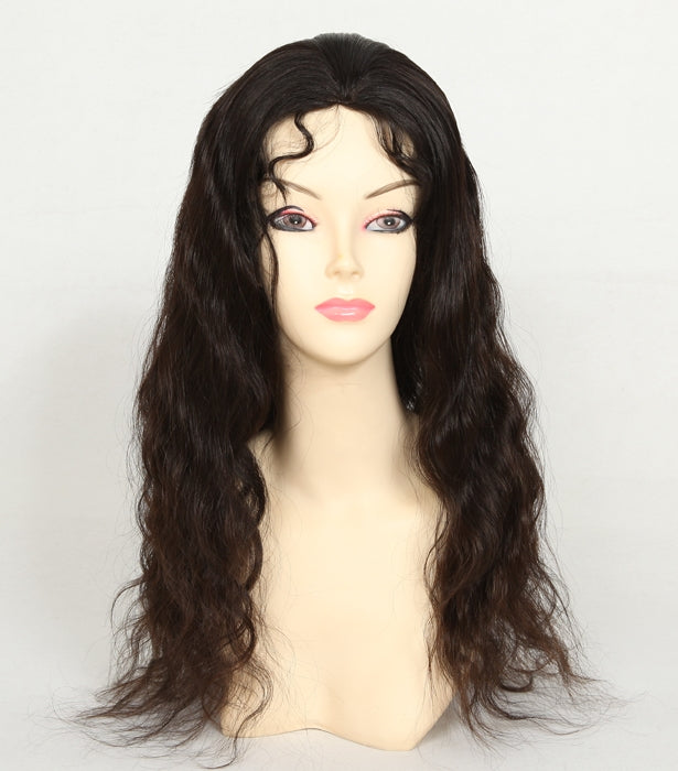 Stock Glueless Malaysian Natural Color Natural Straight Human Hair Silk Top Wigs