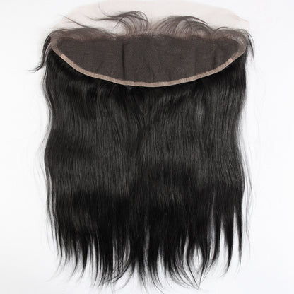 Lager 13x4 HD blonder Frontal Virgin Natural Black Body Wave Menneskehår Frontaler 10"-20" 130 % tetthet