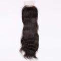 Stock Full lace Indian Remy #1B Natural Straight Human Hair Closure 16" 120% Density