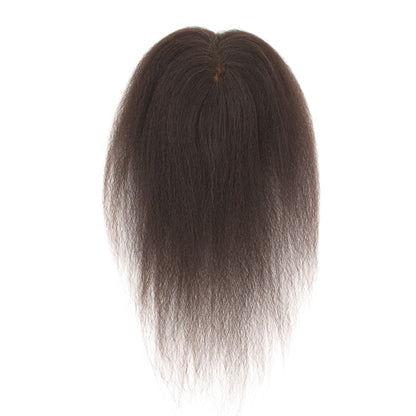 Stock Silk Top Brazilian Virgin Natural Color Kinky Straight Human Hair Closure 16" 100% Density