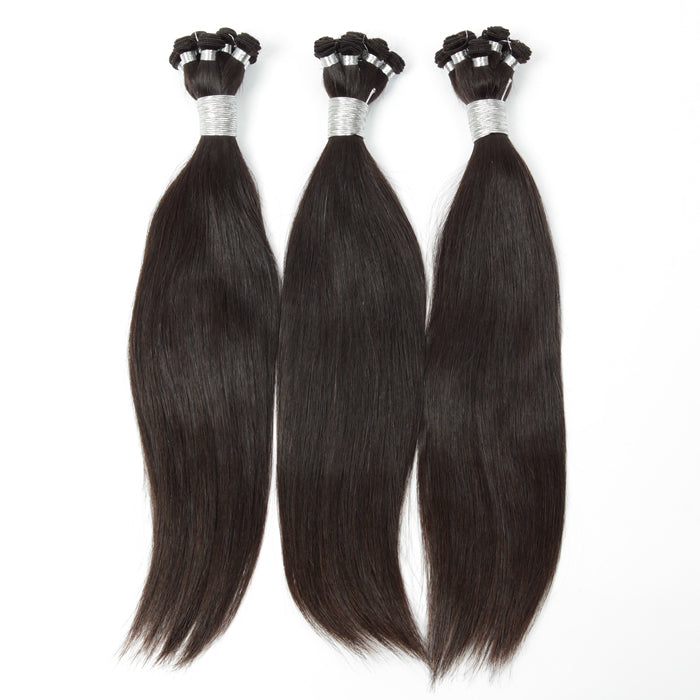 Stock Full Lace Brazilian #2 Roots mit #24/30 Blended Ombre Straight Double Drawn Echthaarverschluss 26" 150% Dichte