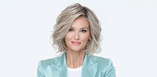 Lace Front Mono 5"x 5" European Remy Gray Ombre Human Hair Wigs