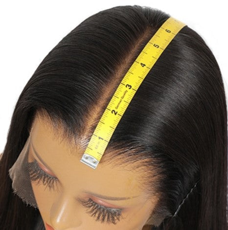 Lace Front Brazilian Dark Brown Straight Human Hair Wigs