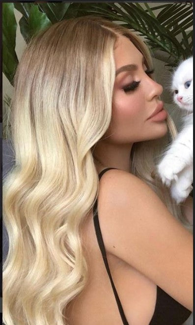 Benutzerdefinierte Full Lace European #9 Roots/T9/60 Highlights Glattes Echthaar Perücke 22-26" 180% Dichte