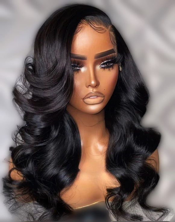 מלאי 13 x 4 אינץ' תחרה חזית ברזילאי 99j/ורוד כהה הבהרה תלתל גוף פאת שיער אדם 20"-24" 180% צפיפות