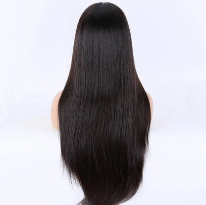 Stock HD Full Lace Chinese Natural Color Straight Human Hair Wigs