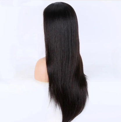 Stock HD Full Lace Chinese Natural Color Straight Human Hair Wigs