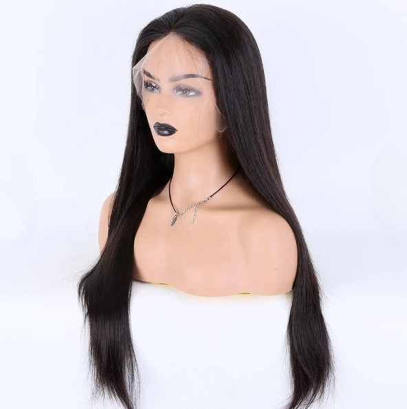 Stock HD Full Lace Chinese Natural Color Straight Human Hair Wigs