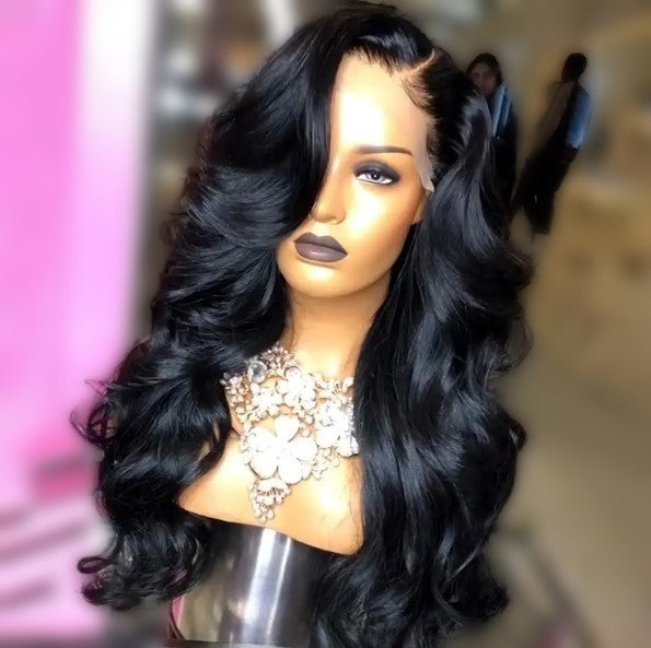 HD Lace Closure Cambodian Natural Color Natural Wave Raw Human Hair Wig