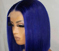 Stock Lace Front Brazilian Straight Bob Human Hair Wigs