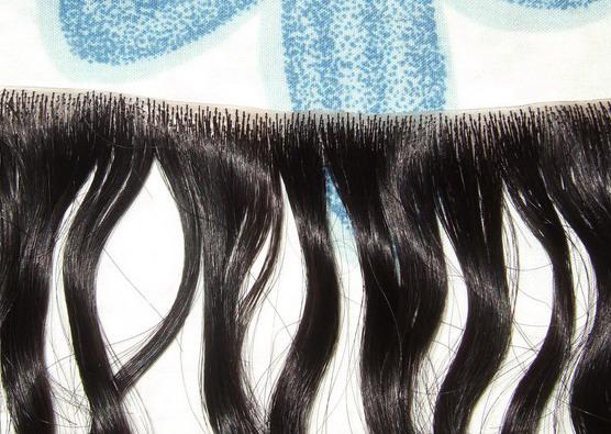 Custom European Double Drawn Invisible Skin Wefts Human Hair Extensions with PU
