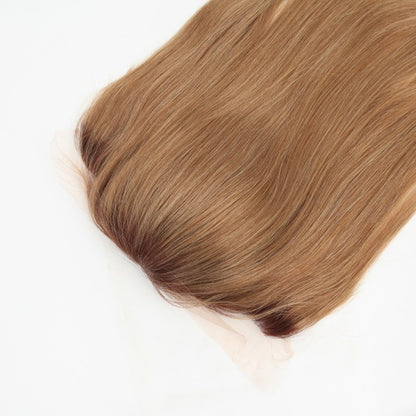 Stock Silk Top Full Lace Malaysian Blonde Ombre Straight Human Hair Lace Frontal