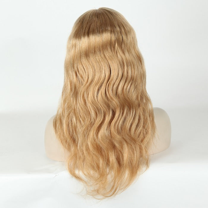 Stock Full Lace Brazilian Blonde Evenly Blended Body Wave Human hair Wig