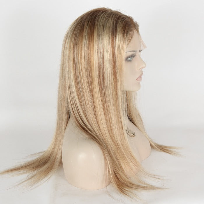 Stock Full Lace Brazilian Rooted Ombre with HL Straight Human hair Wig