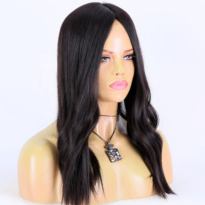 Stock European Natural Color Natural Straight Double Drawn Human Hair Topper