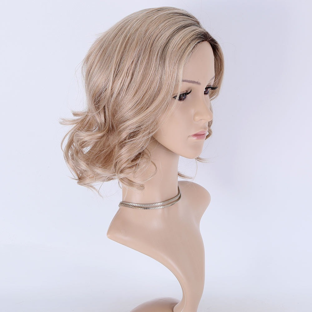 מלאי פתוח תחרה ארוגה קדמית מונו 5"x 5" אירופאי רמי שורשים כהים/Aramas Ombre שיער אדם פאות 10" 130% צפיפות