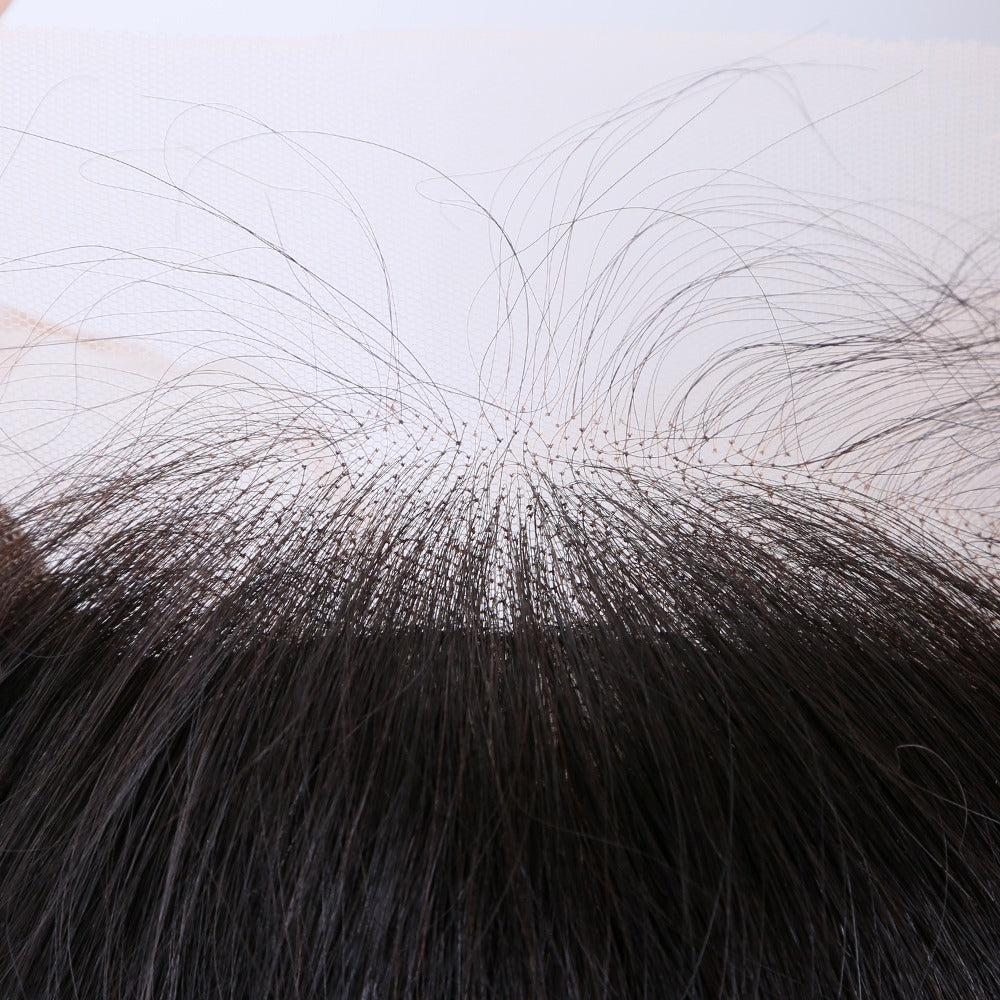 Stock HD Lace Front European Natural Color Natural Straight Human Hair Wigs