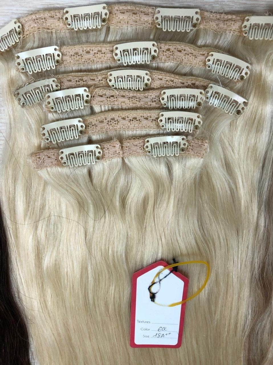 Custom European Double Drawn Clip-In Human Hair Wefts 150 and 250 grams