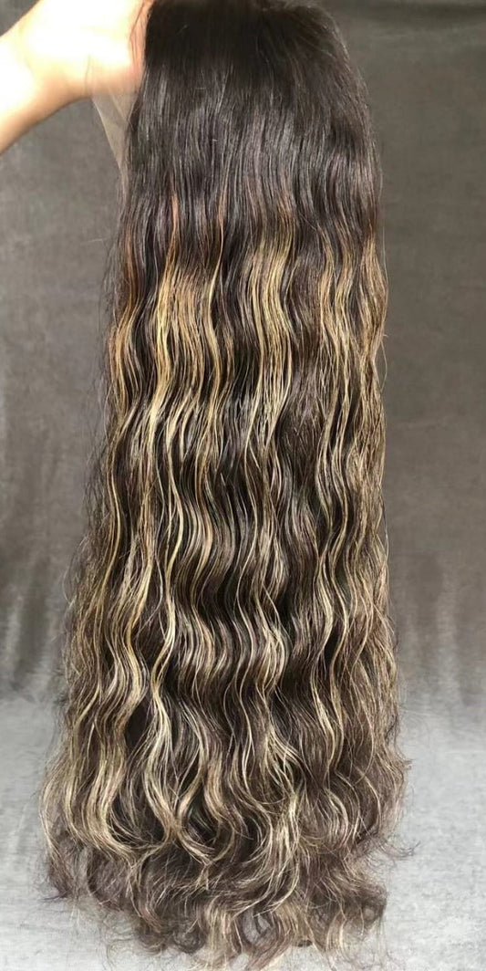 Estoque Europeu #2 Natural Liso, Cabelo Humano de Camada Leve Perucas Judaicas 21" e 24" 130% Densidade