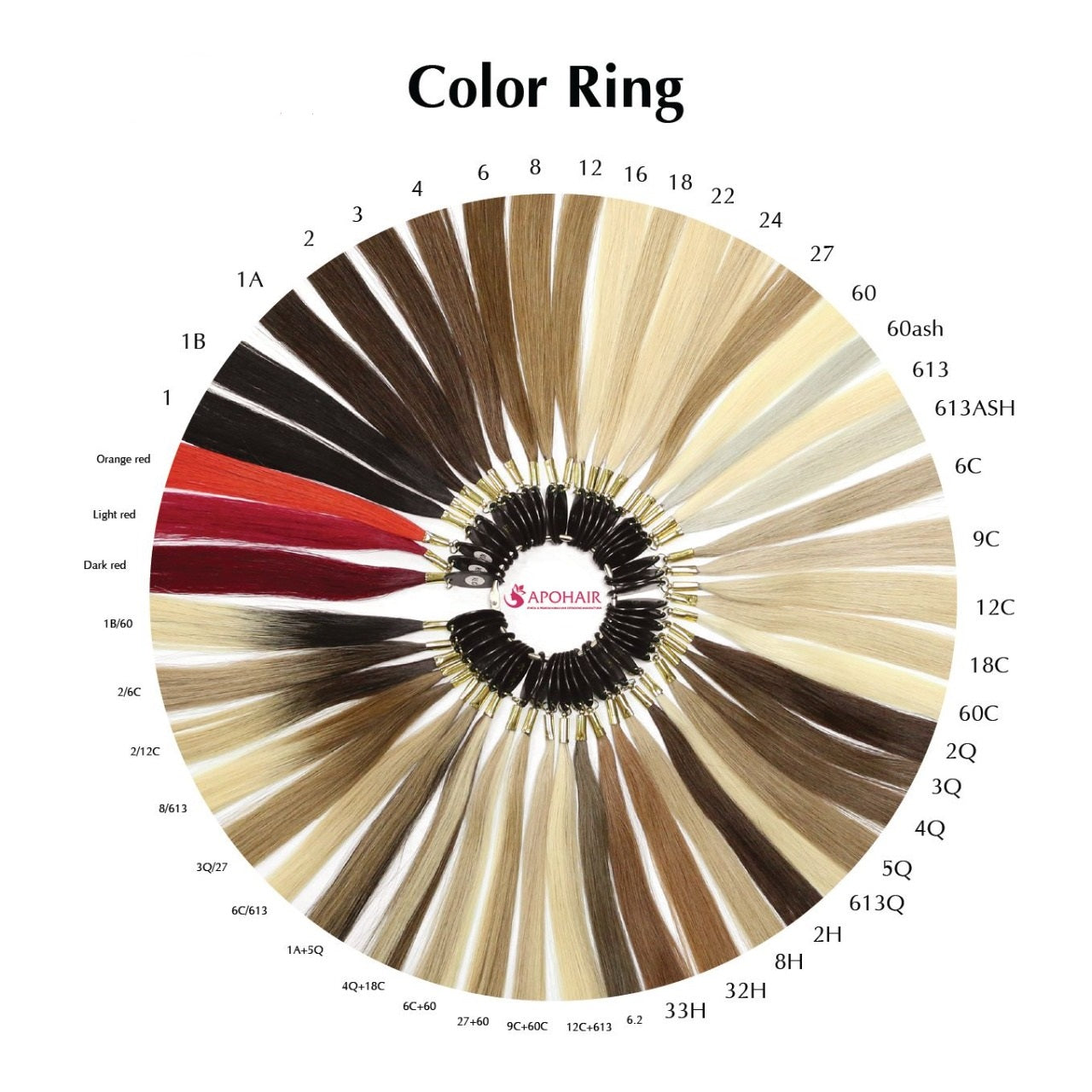 Custom European Double Drawn Wefted Ponytail Human Hair Pieces 200 and 250 grams