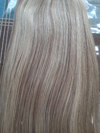 Stock Pre-Tip European #12/16/24 blended Piano Double Drawn Straight Human Hair (100g/1g/strand) U-Tip Extensions 18"