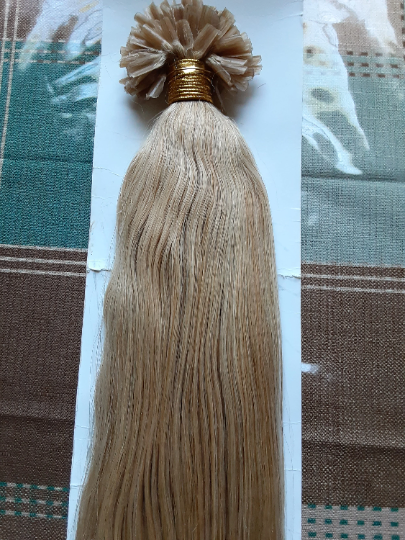 Lager kinesisk #4/30/613 Naturlig rett dobbelttrukket menneskehår U-tip Extensions 16" 100g