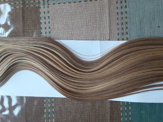 Stock Russian #P18/22 Highlights Straight 50 strands (1g per strand) Human Hair U-Tip Extensions 18" 50 grams