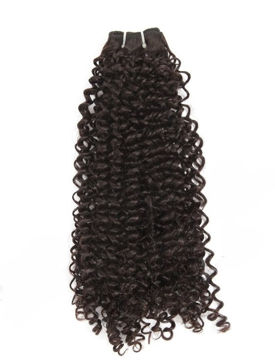 Stock Peruvian Natural Color Water Curl Double Drawn Human Hair Wefts