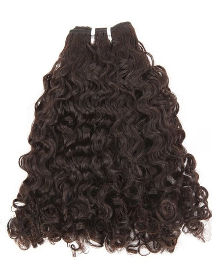 Lager Malaysisk Naturlig Svart/Ombre Deep Curl Dobbeltrukne menneskehårinnslag 300g 28"