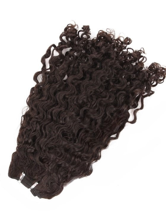 Stock Malaysian Natural Black/Ombre Deep Curl Double Drawn Human Hair Wefts 300g 28"