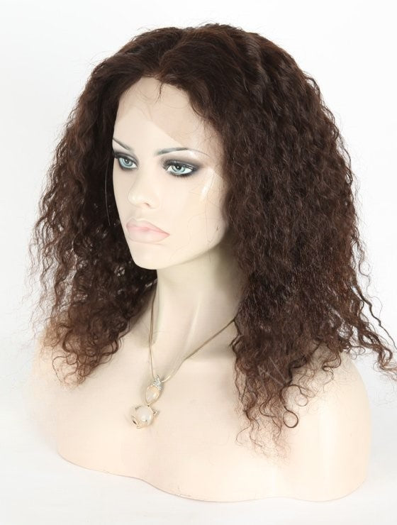 Stock Full Lace Chinese Natural Color Molado Curl Human Hair Wig