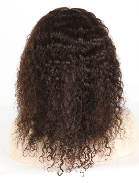 Stock Full Lace Chinese Natural Color Molado Curl Human Hair Wig