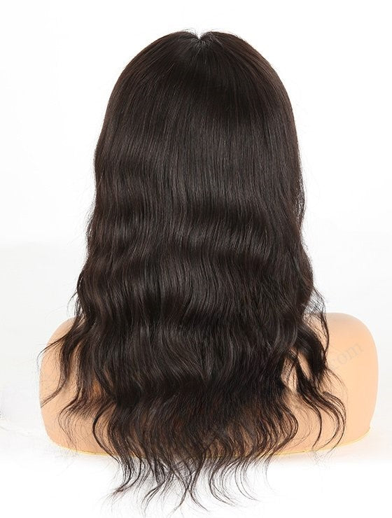 Stock Full Lace Indian Remy Natural Color Natural Straight Human Hair Wigs