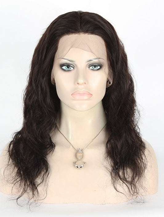 Stock Full Lace Malaysian Natural Color Natural Straight Human Hair Silk Top Wigs