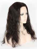 Lager helblonde malaysisk naturlig farge lys Yaki menneskehårparykker 14-16" med silketopp 4,5" x 4,5" 130 % tetthet